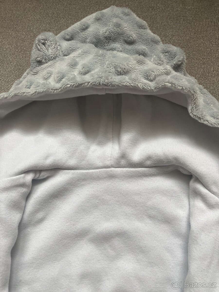 Podzimní/jarní kojenecký overal z Minky šedý vel.68 - 2