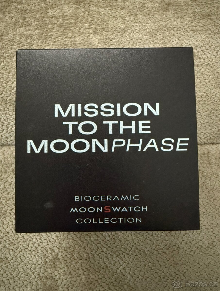 Omega x Swatch Moonswatch mission to moonphase SNOOPY BLACK - 2
