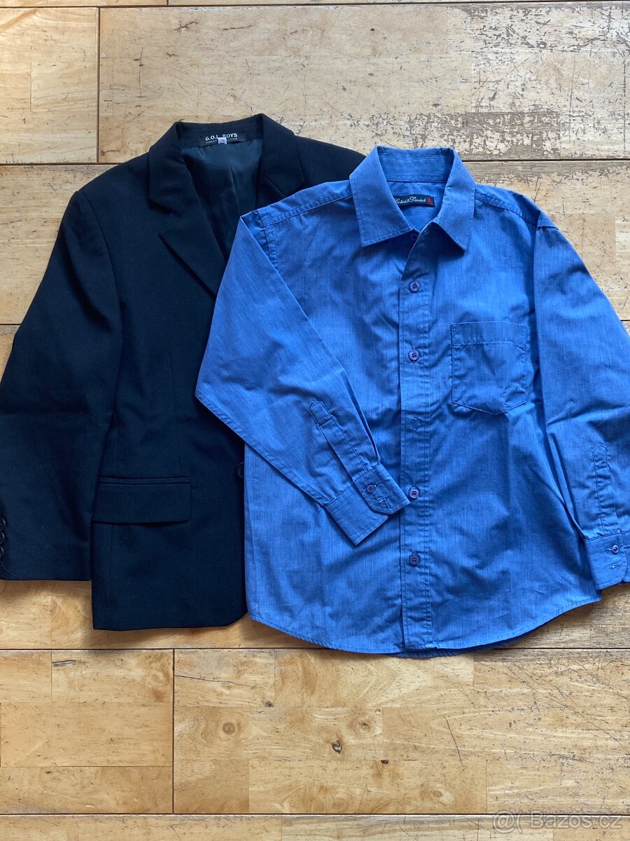 Společenský komplet chlapecký vel. 128 - 2