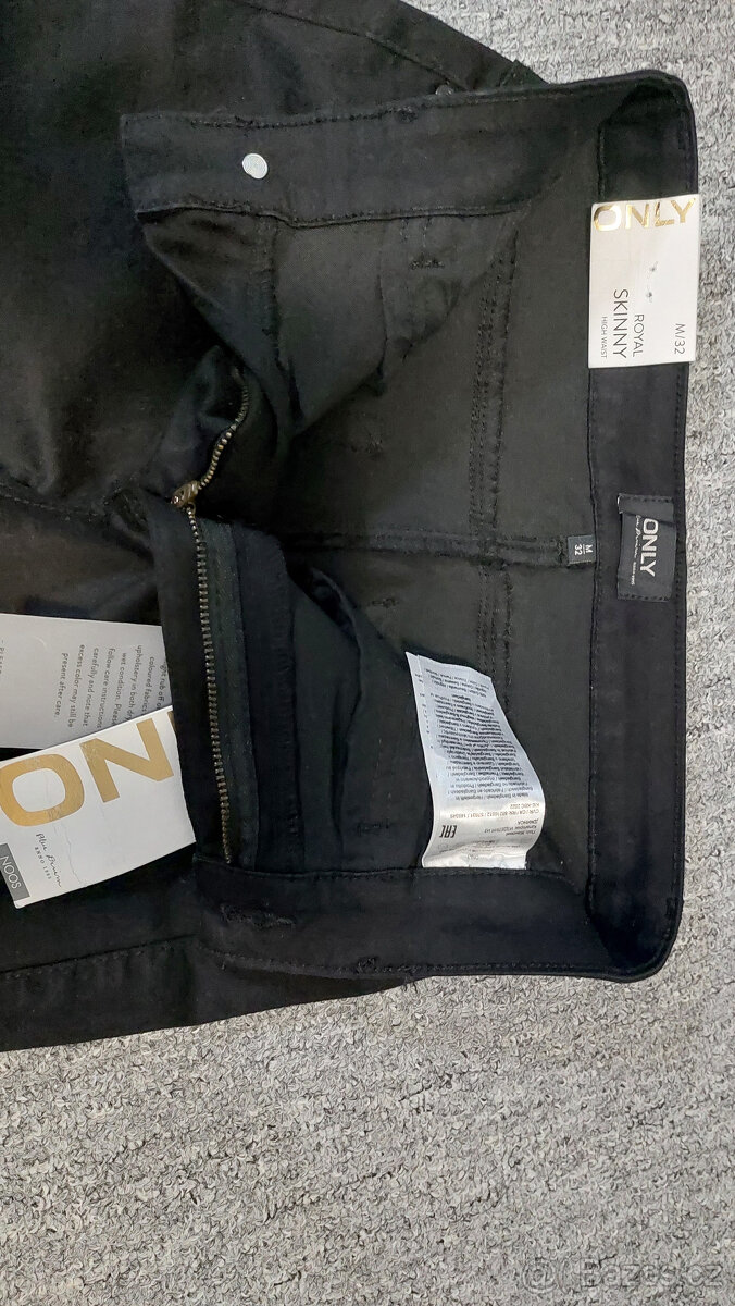 Černé jeansy ONLY - nenošené vel: 38 - 2