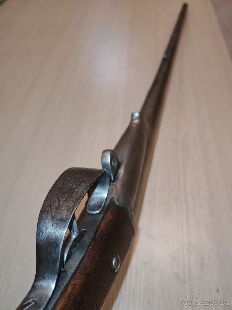 Historická jednohlavňová brokovnice - 2