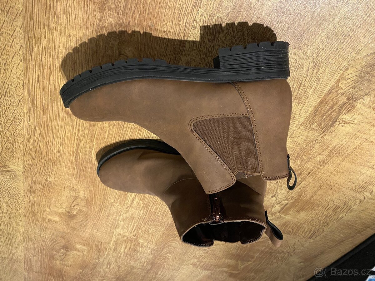 Kotníčkové boty asi 5 x nošené 37 - 2