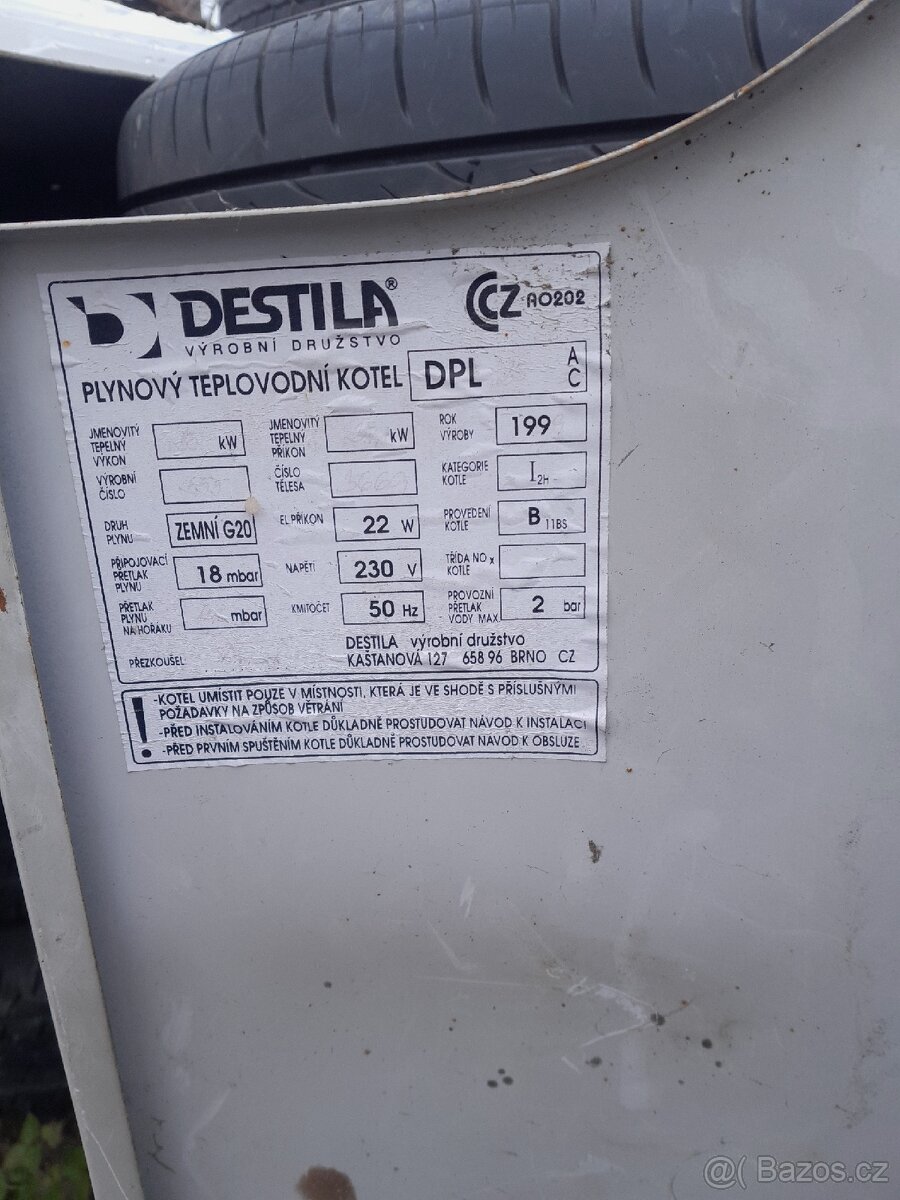 Plynovy kotel Destila - 2