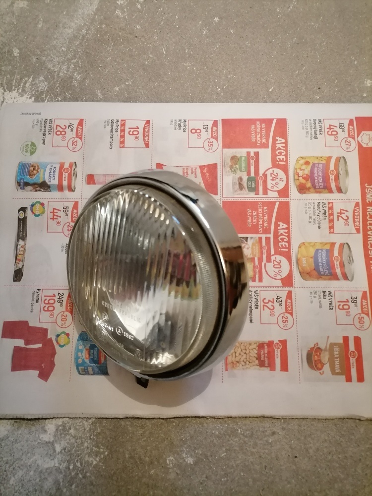 Přední Světlo - Babetta 210 - 2