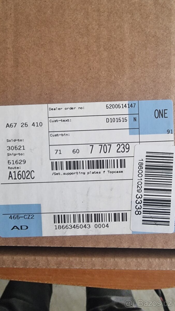 Bmw R1200GS plotna držák - 2