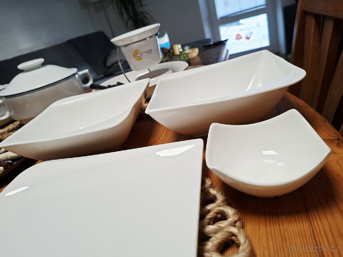 Jídelní sada bila - 2