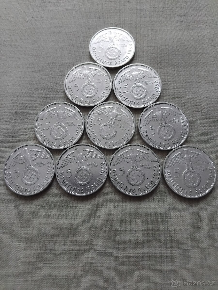 Prodám 10 kusu 5 Marek Nemecko - 2