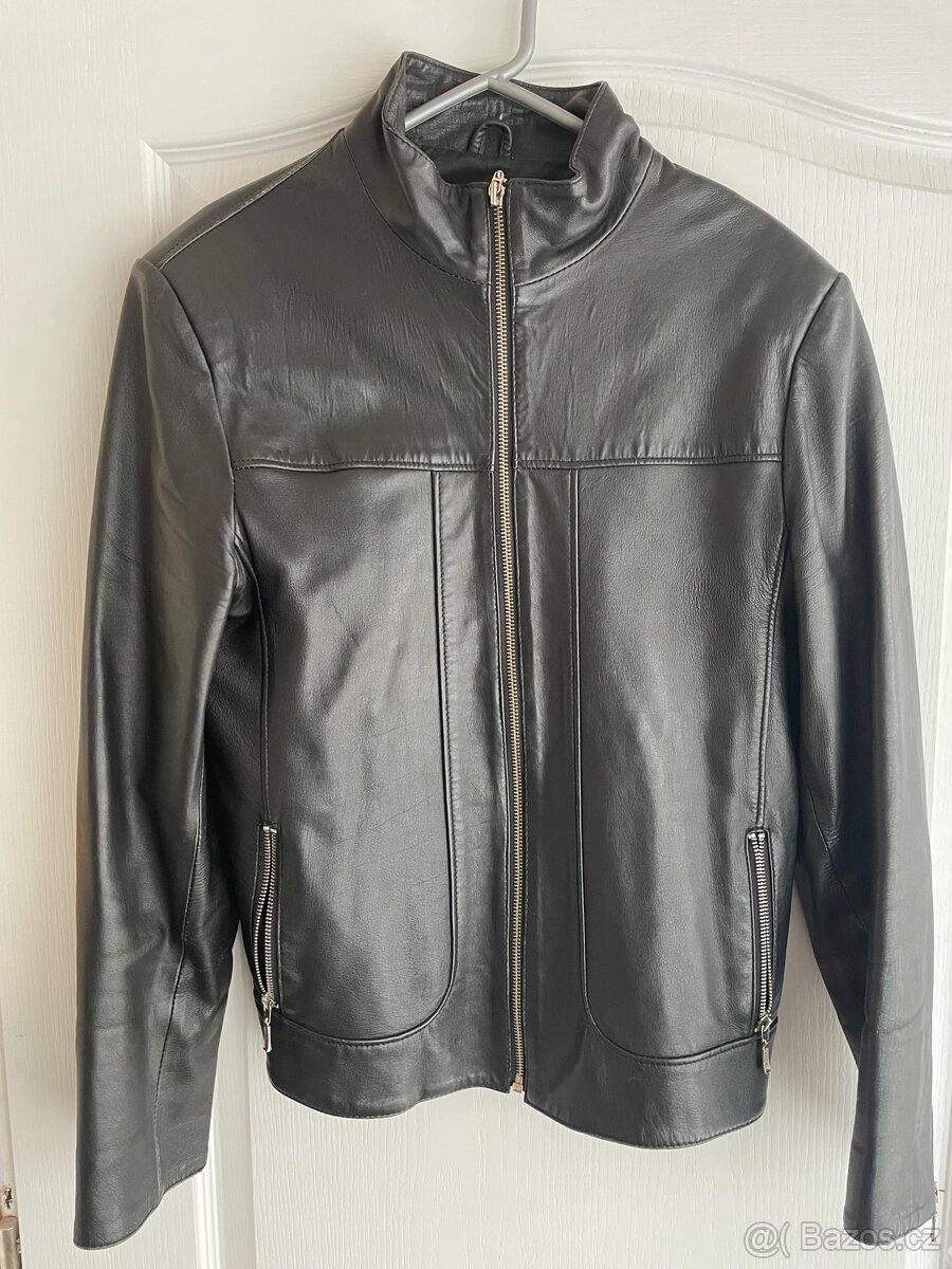 dámská černá kožená bunda vel. 40 - 2