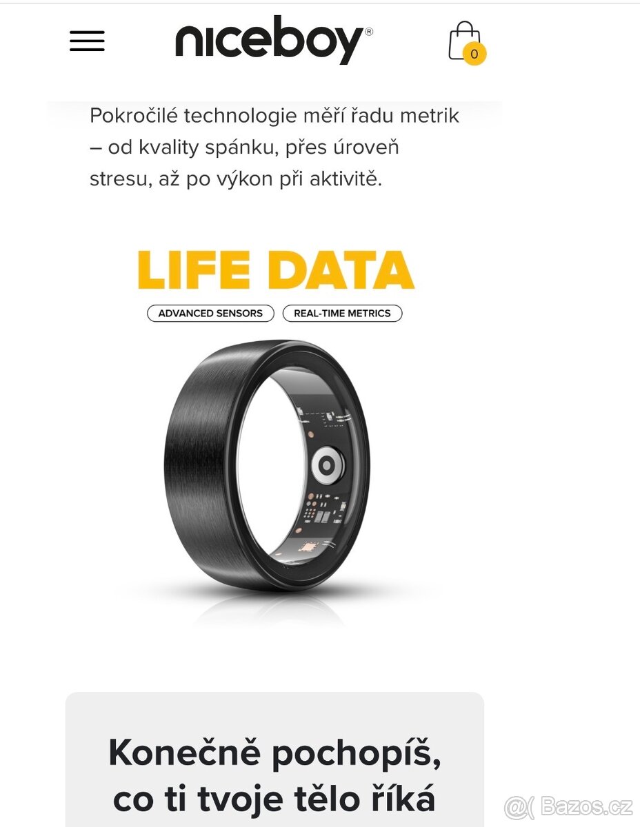 Platební prsten Niceboy ONE Ultra + Sizing Kit - 2