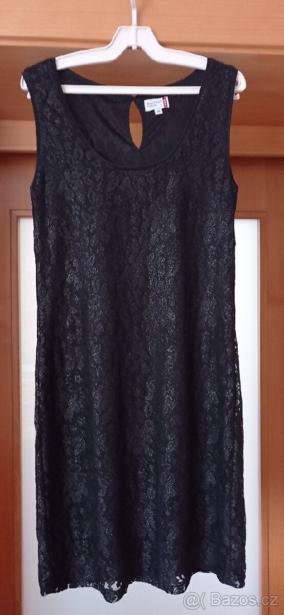 Šaty černé + barevné vel. 36 - 2