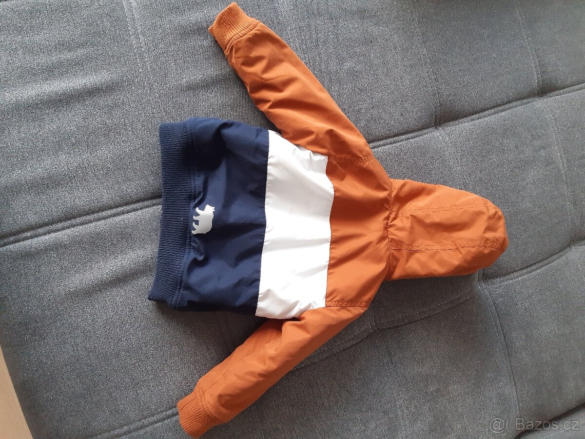 Zimní bunda s kapucí vel. 86 - 2