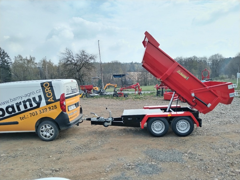 Vanový sklápěč za auto až 3500kg - 2
