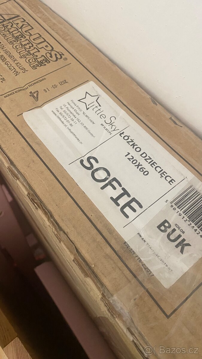 Dětská postýlka (Klups/Sofie/buk) - 2