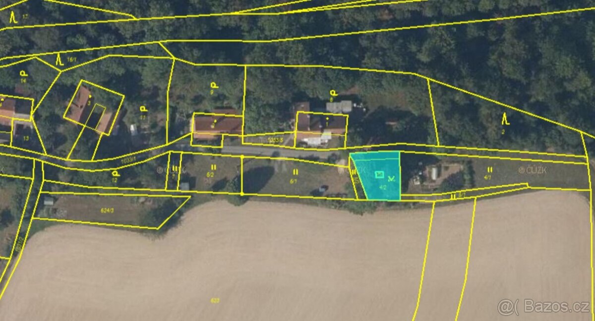 Pozemek s vodojemem (sklepem, protiatomovým krytem) - 2