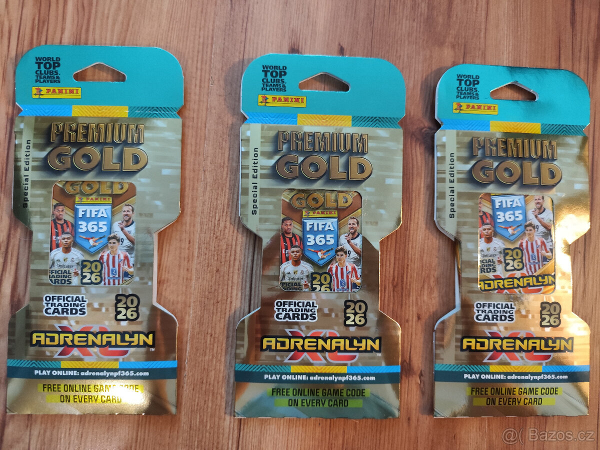 Fotbalové kartičky Adrenalyn - Fifa 365 2026 - Premium Gold - 2