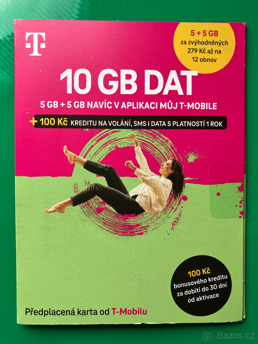 Pěkné číslo, zlatá sim na předplacené kartě - 2