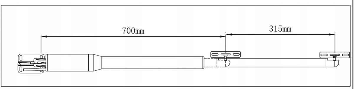 Pohon pro křídlové brány - 2