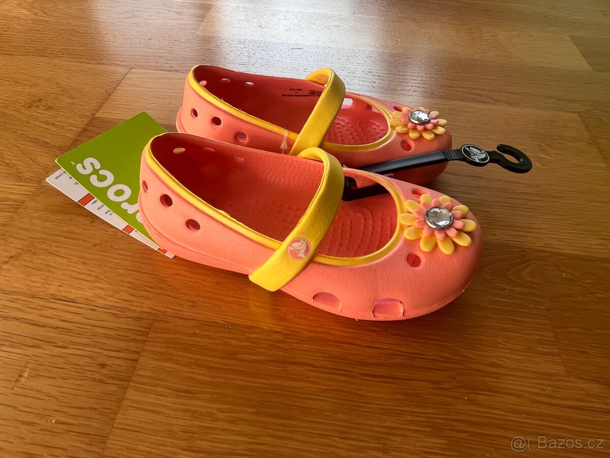 Crocs balerínky Keeley Petal Charm vel. C7 (EUR 23/24) - 2