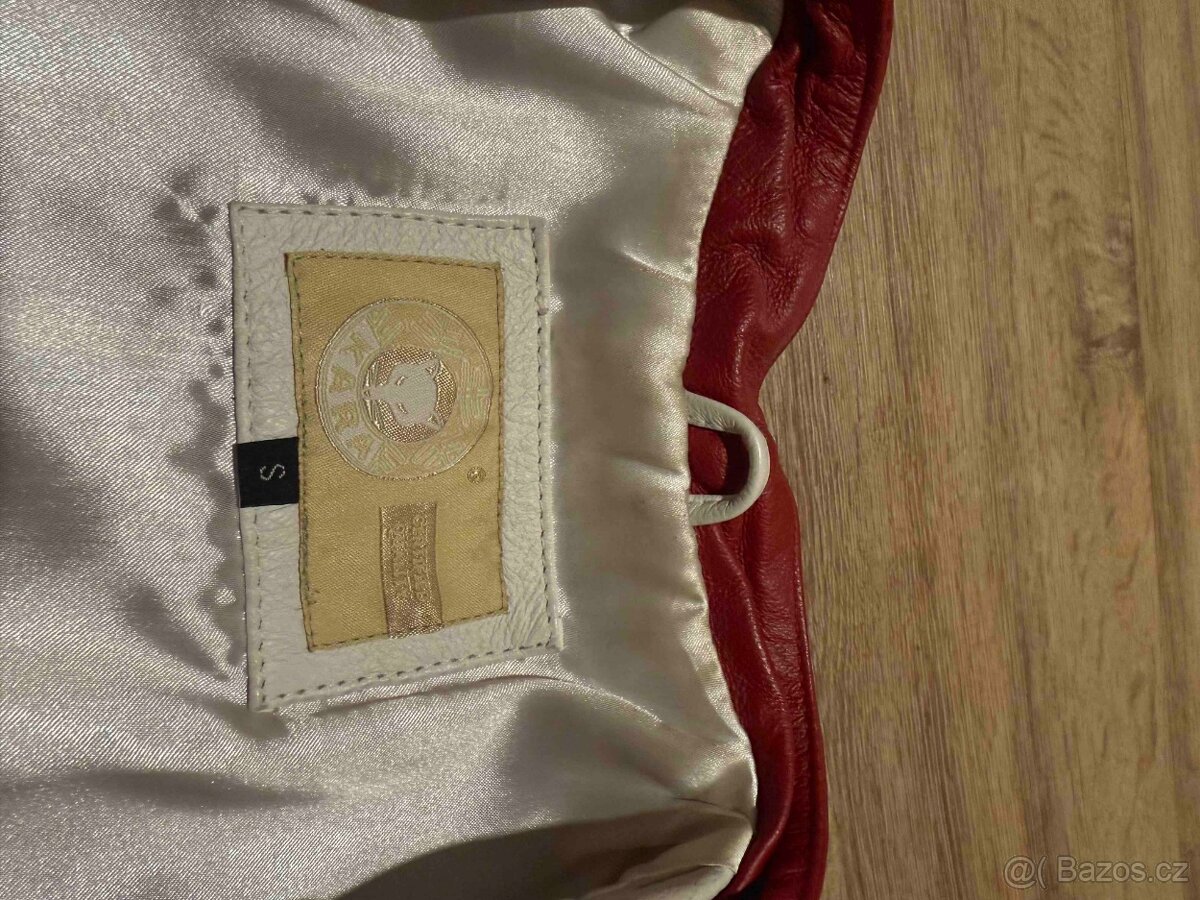 Kožená bunda KARA, vel S - 2