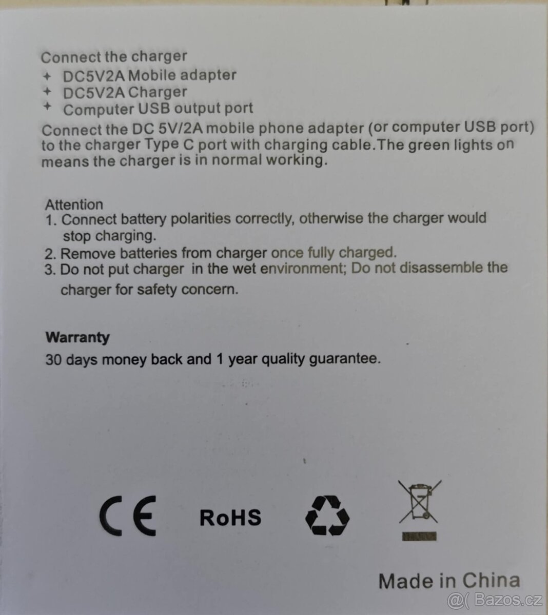 nabíječka KRATAX pro Li-Ion AA/AAA - 2