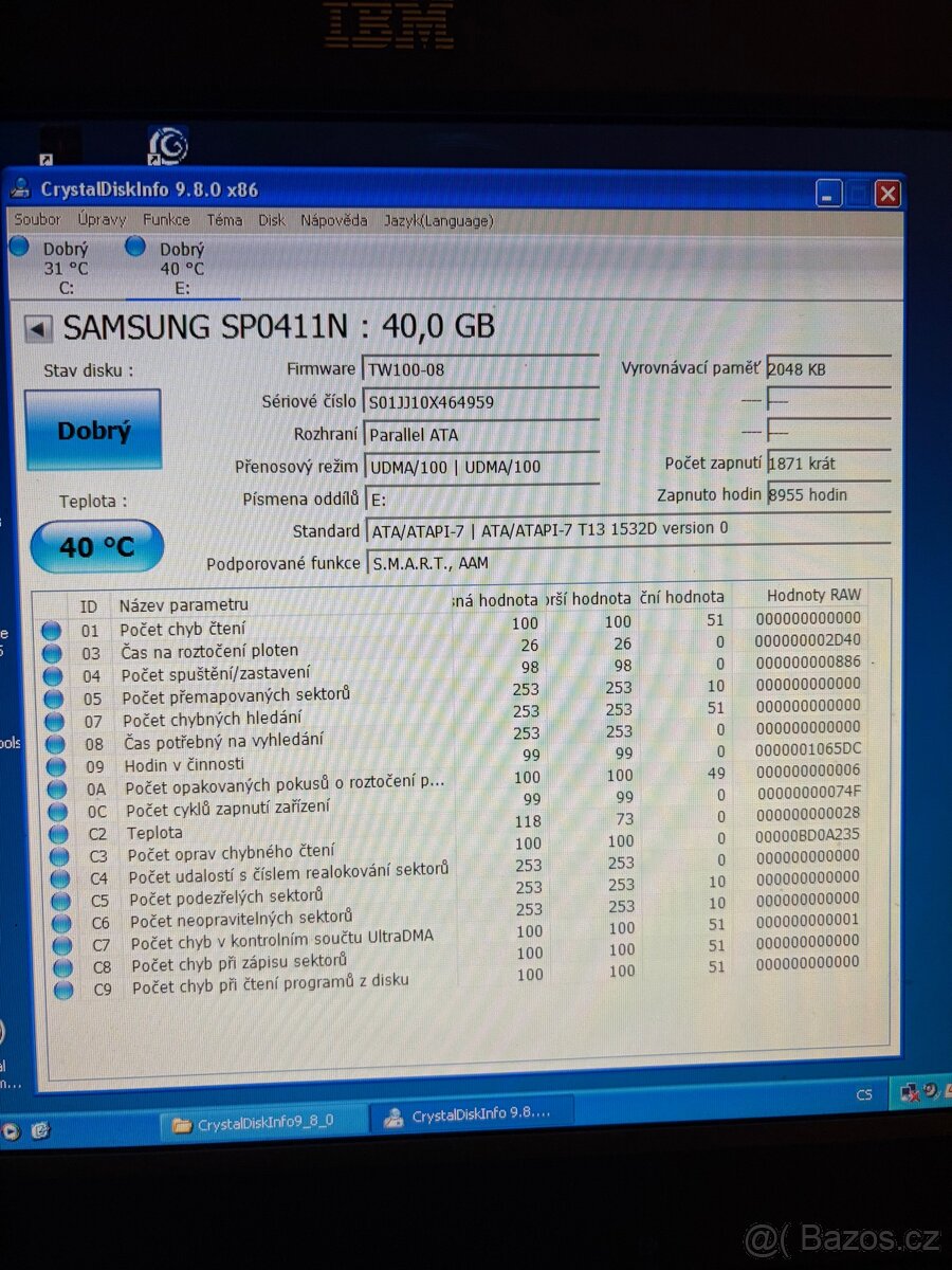 Samsung SpinPoint 40GB (IDE) ATA - 2