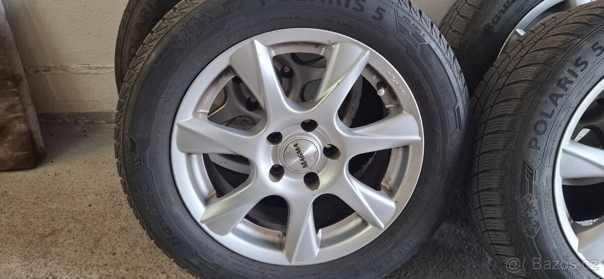 Alu kola - R16 5x112 + zimní pneu Barum Polaris 5 - 2
