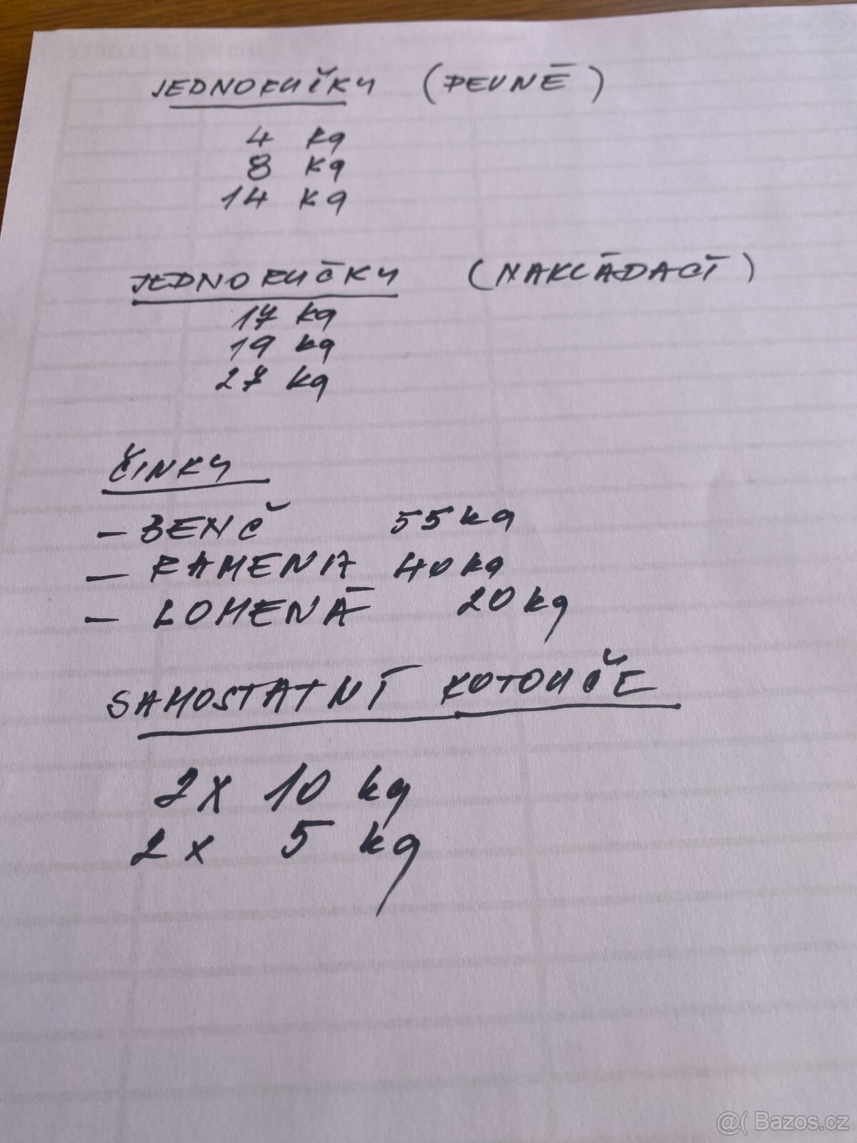 Posilovací věž - 2