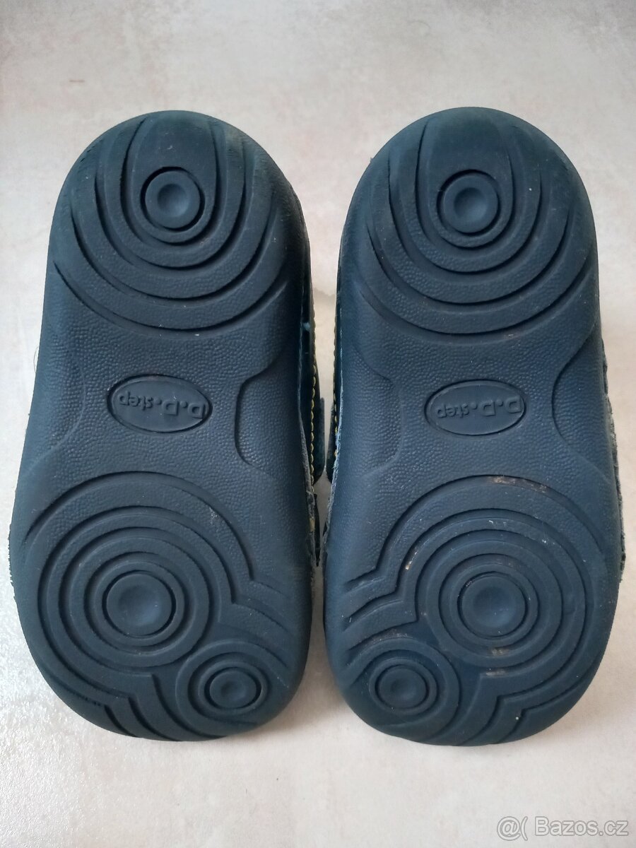 Kožené dětské zimní boty DD Step vel.21 - 2