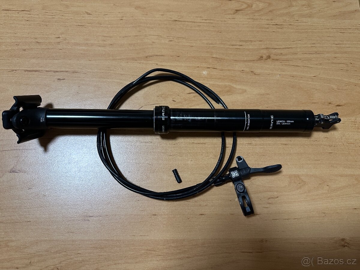 X-Fusion Manic 30,9 mm délka 125 mm, teleskopická sedlovka - 2