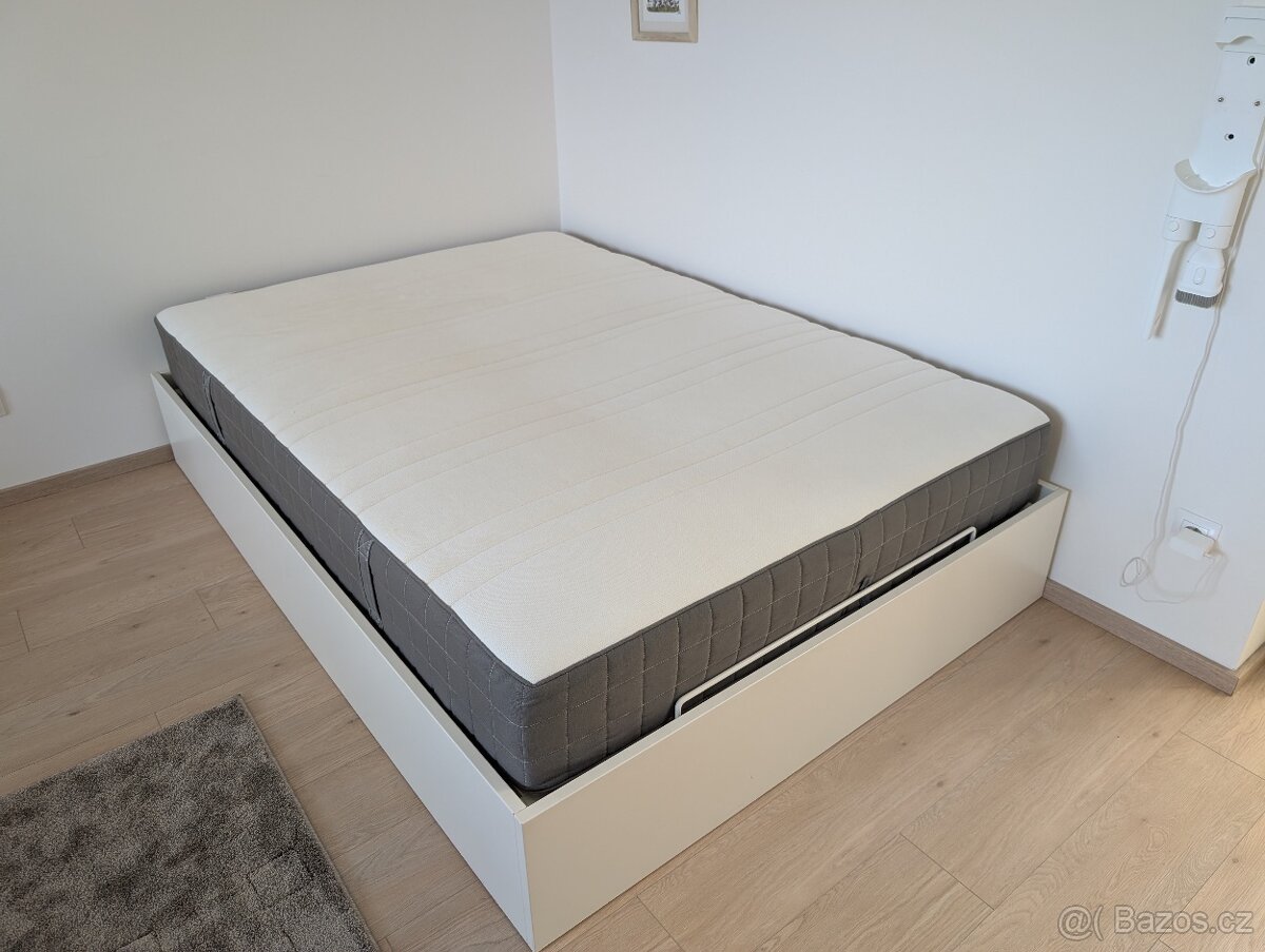 Postel Tennevoll + matrac Hovag Ikea - 2