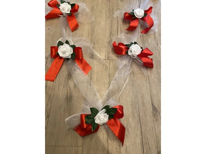 Svatební výzdoba na auto - 2