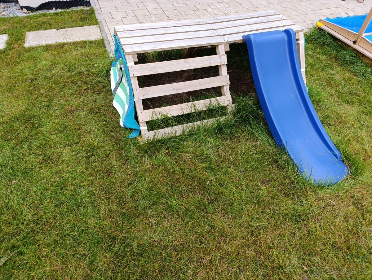 Dětská prolézačka/teepee se skluzavkou - 2