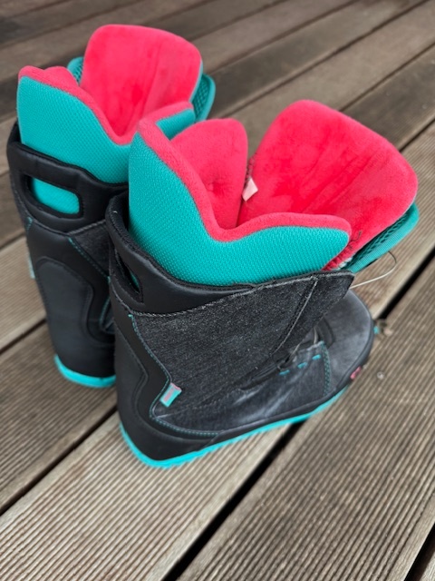 Dětský snowboard+vázání+boty - 2