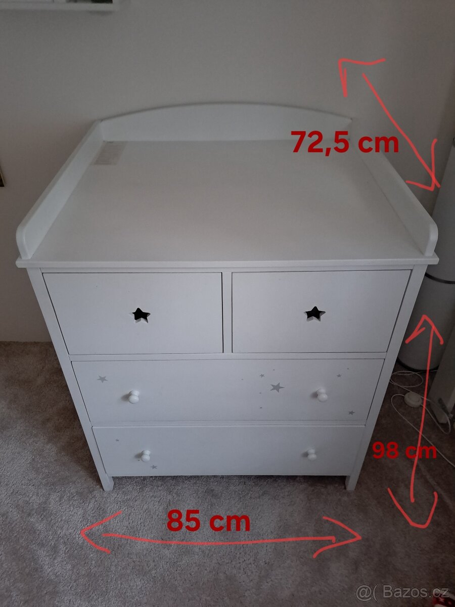 Komoda s prebalovacim pultem - 2