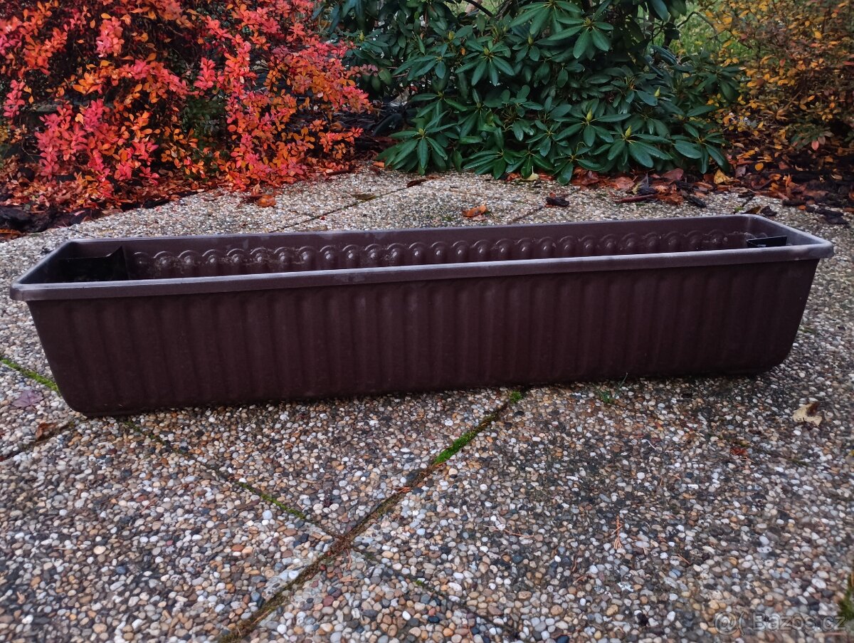 Samozavlažovací truhlíky Floria Siesta 100 cm, 2 kusy - 2