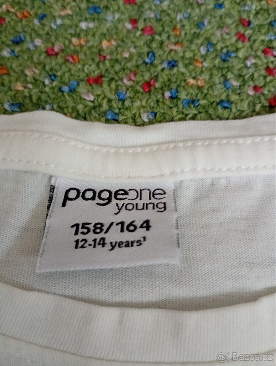 Dívčí bílé tričko - 2