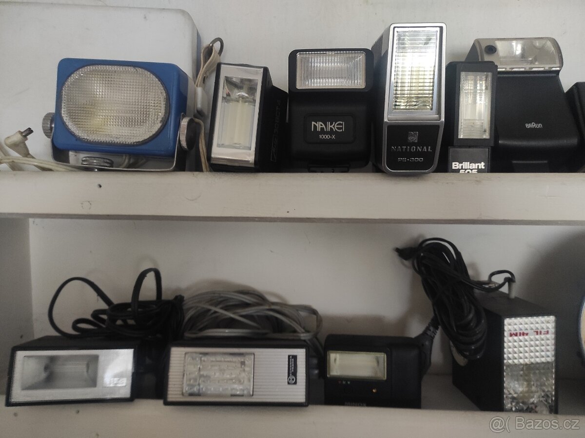 Sbírka/konvolut blesků (16 ks) - 2