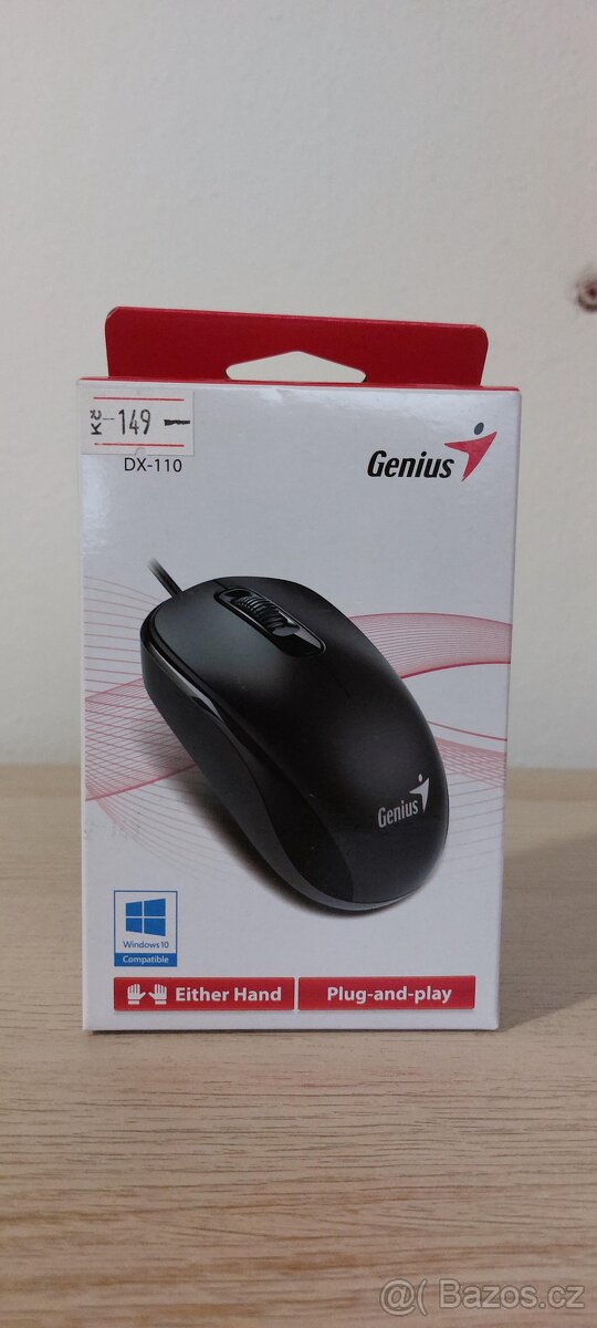Myš GENIUS DX-110 USB, 1000DP, černá - 2