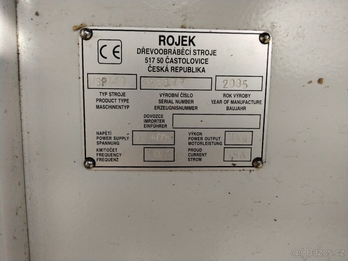 Srovnávačka s protahem MSP 410 M - 2