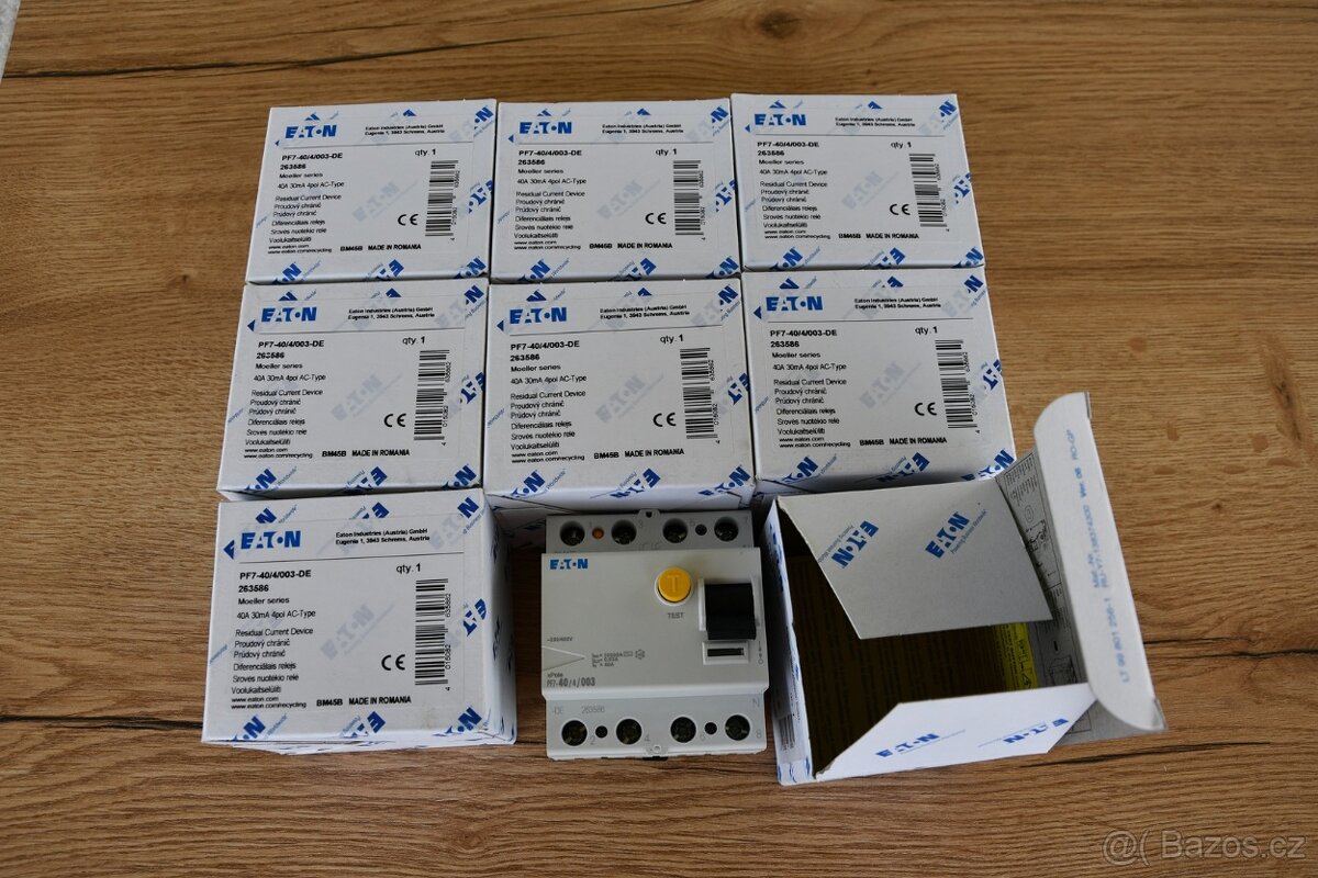 Prodám nový Proudový chránič EATON PL7 40/4/0,03 - 2