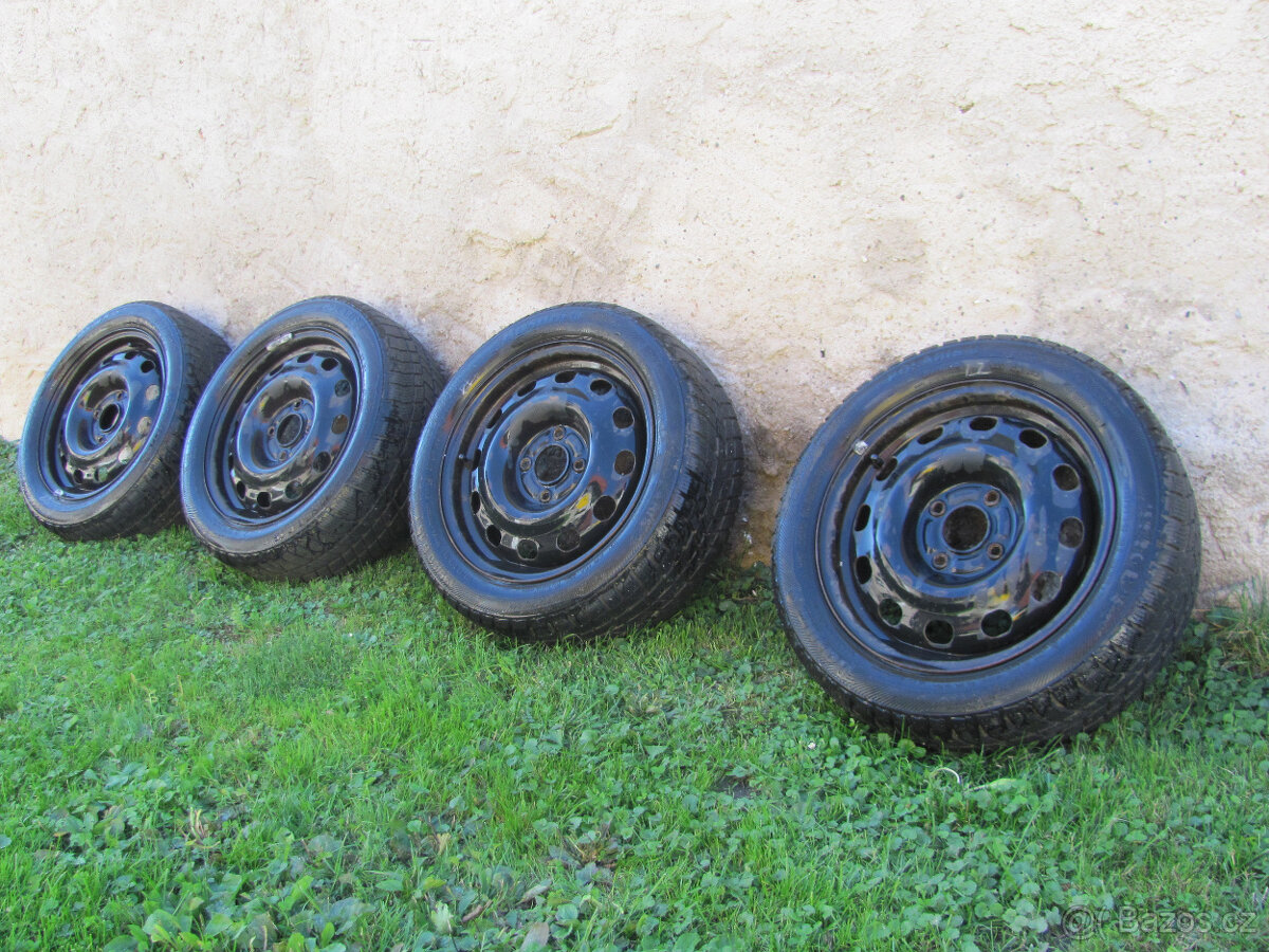 ZIMNÍ PLECHOVÁ KOLA 15" - 4x108 - 195/50/R15
