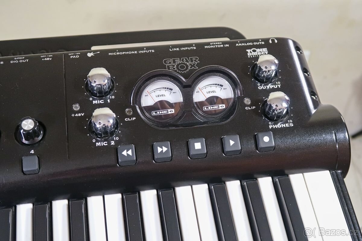 LINE 6 TonePort 37 - 2in1 (zvukovka+klávesy) - 2