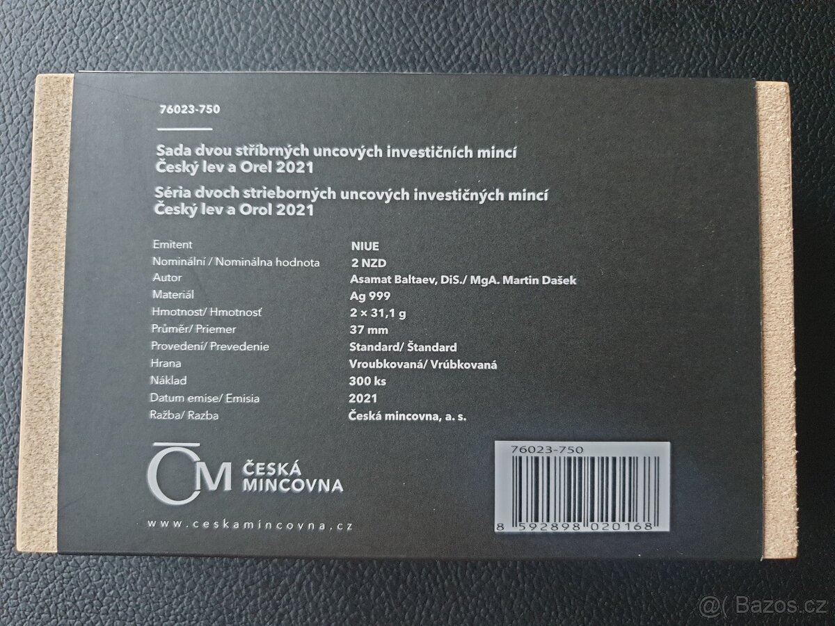 Český lev a Slovenský orel 2021 - 2