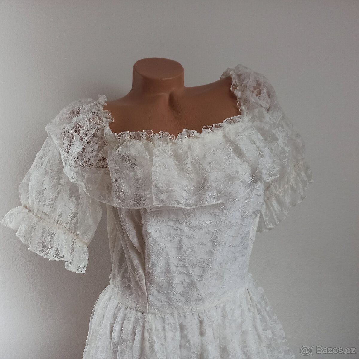 dámské retro svatební šaty eur 40 TOP STAV - 2