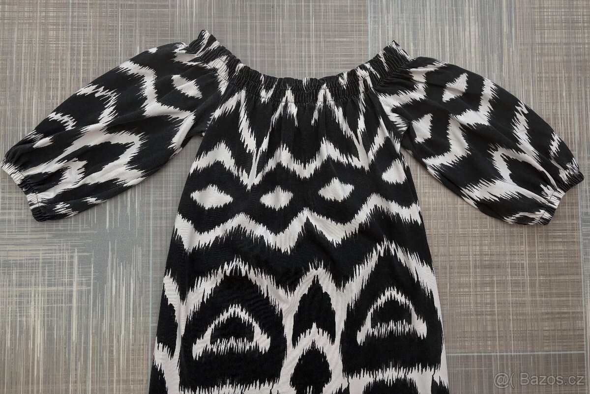 Dlouhé letní off-shoulder šaty zn.H&M - vel. XS - 2