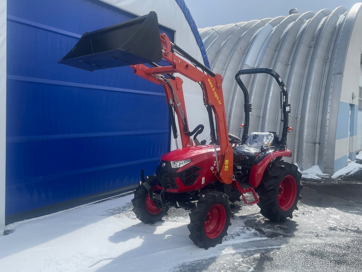 Malotraktor TYM 2500L s nakladačem- nový stroj - 2