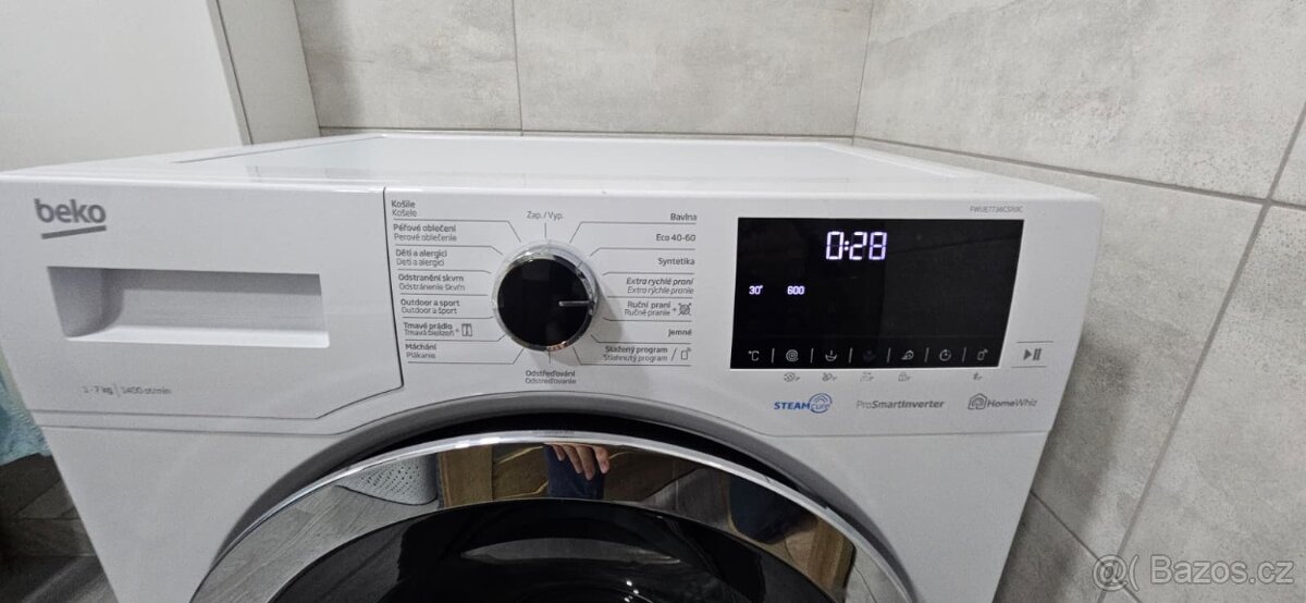 Parní pračka BEKO FWUE7736CSX0C - 2