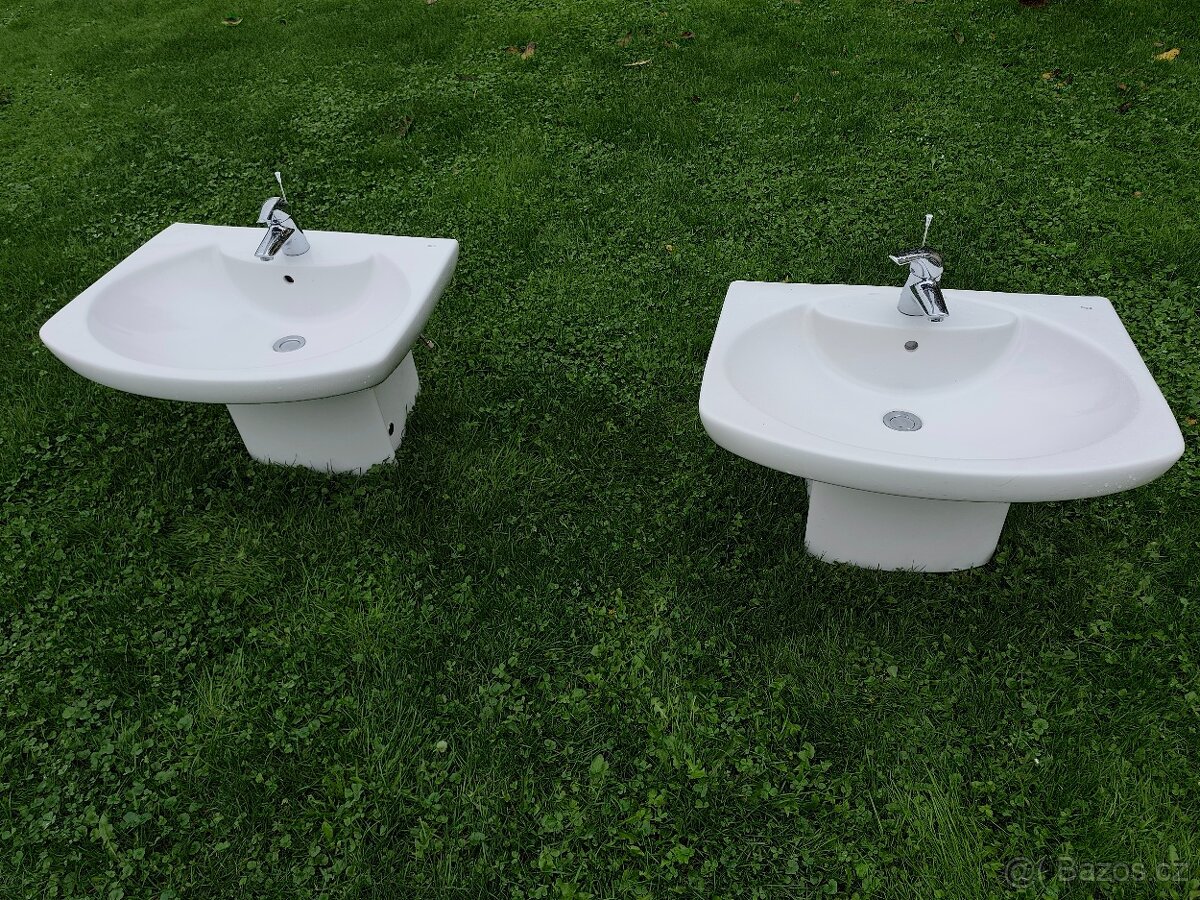 umyvadlo Roca + baterie+ kryt odpadu - 2