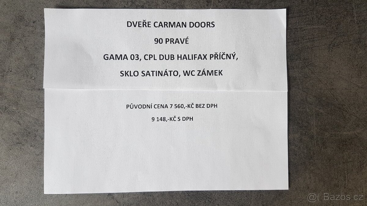 Dveře prosklené 90 - 2