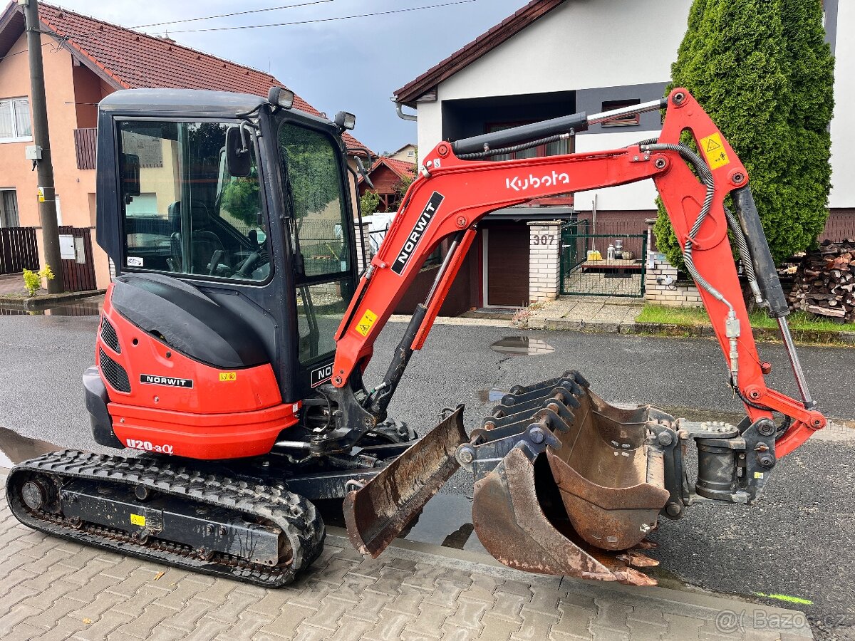 Minibager kubota U20 - 2